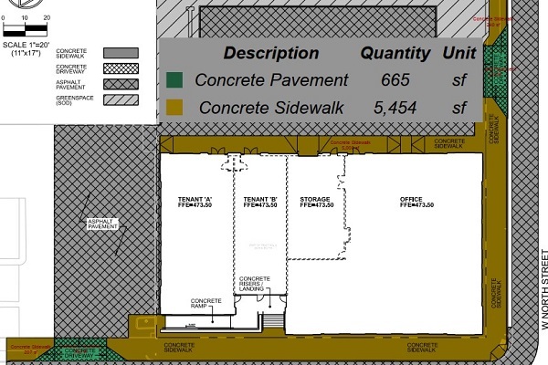 Concrete Takeoffs Markups